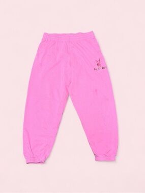 Playboy x PacSun Pink Foldover Sweatpants Y2K McBling Joggers Size Medium